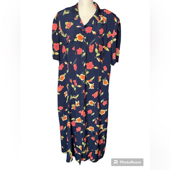 Kathie Lee Collection Dresses & Skirts - Kathie Lee Women Floral Button Down Dress